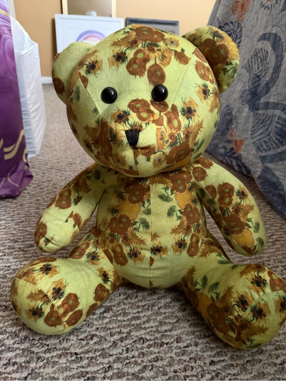 Van Gogh Sunflowers Teddy Bear